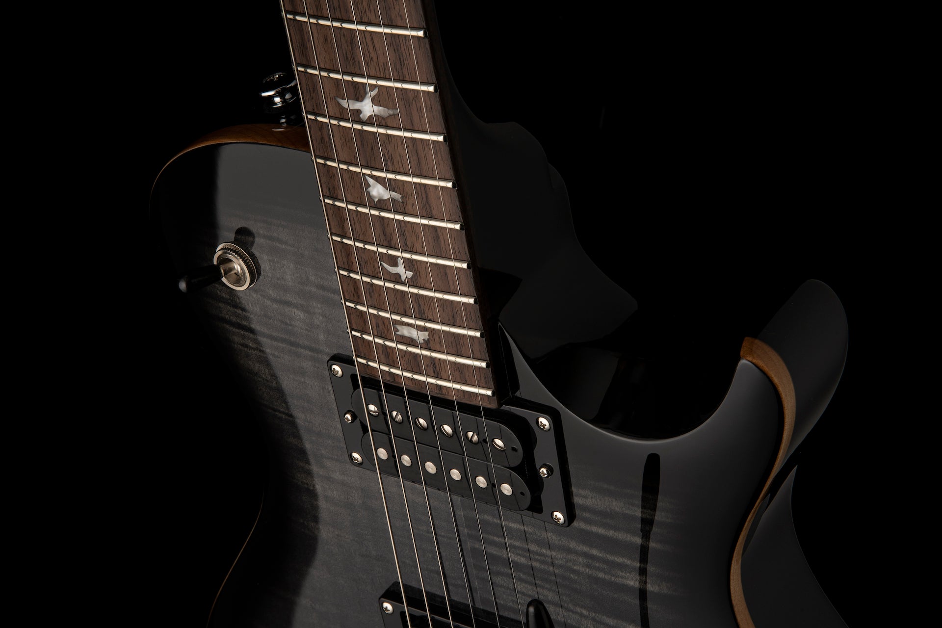 PRS SE Mark Tremonti Electric Guitar - Charcoal Burst - HIENDGUITAR   PRS SE 