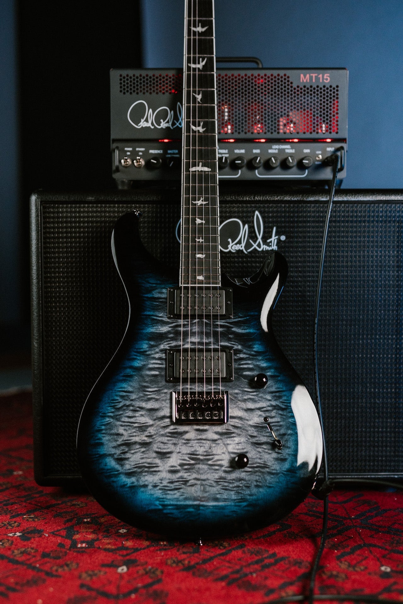 PRS SE Mark Holcomb 6弦 Holcomb burst木目もいい感じに出ております