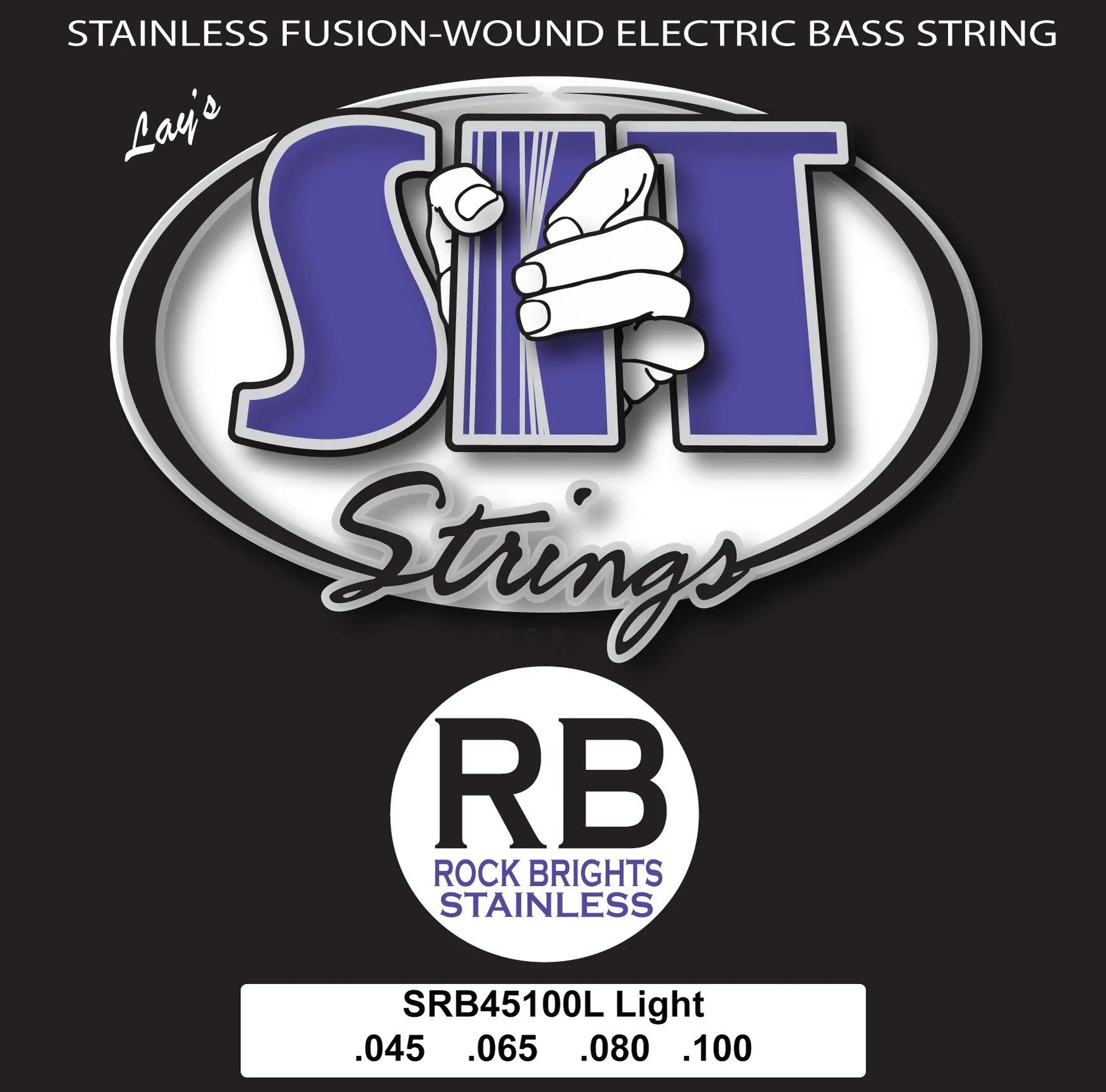 SIT ROCK BRIGHT STAINLESS STEEL BASS - HIENDGUITAR SRB45100L LIGHT SRB45100L LIGHT SIT Bass Strings