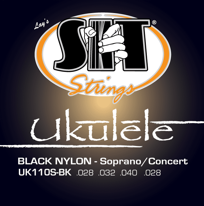 SIT UKULELE - HIENDGUITAR UK110S-BK SOPRANO (BLACK NYLON) UK110S-BK SOPRANO (BLACK NYLON) SIT Ukulele Strings