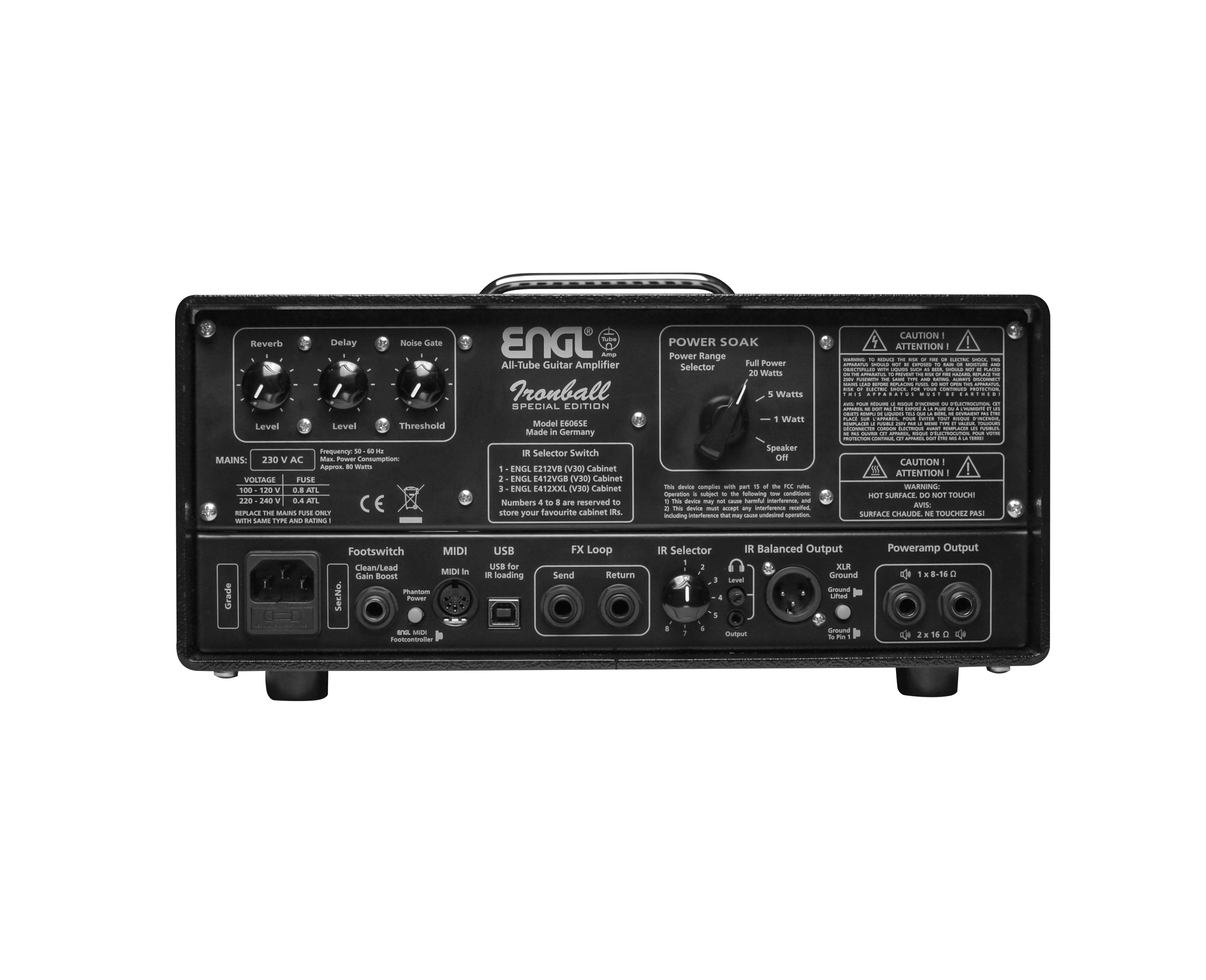 ENGL IRONBALL SPECIAL EDITION E606SE HEAD - HIENDGUITAR   ENGL amp