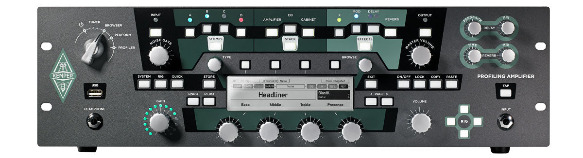 Kemper Profiler Power Rack - 600-watt Rackmount Profiling Amp Head